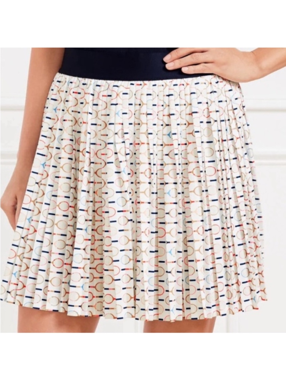 EUC Talbots Pique Tennis Racket Skort Size Medium